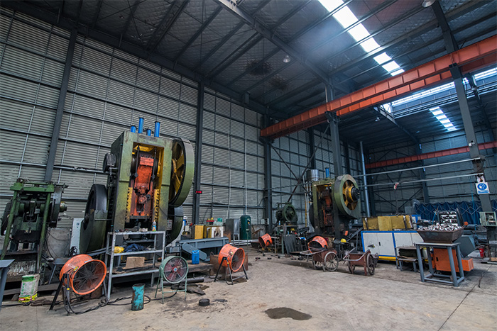 新郑网架配件-锥头加工车间